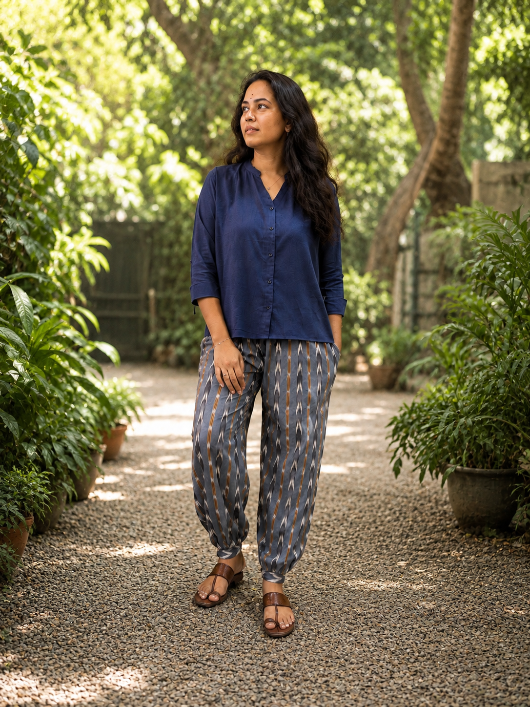 Kalaabam Cotton Ikkat Set