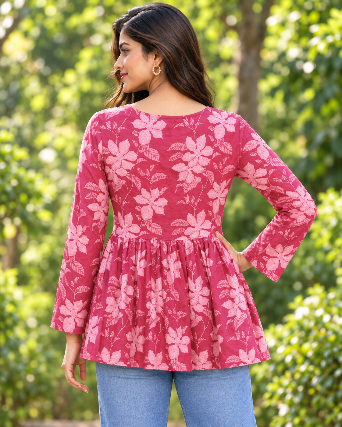 kalaabam Rose Pink Short Top