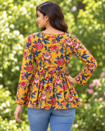 Kalaabam Marigold Short Top