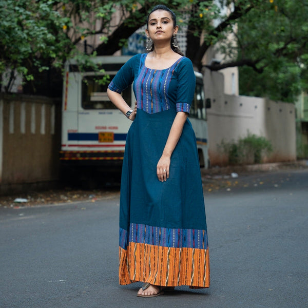 Indigo Handcrafted Cotton Dress