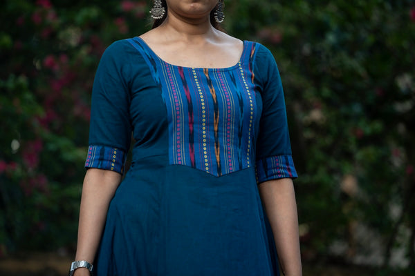 Indigo Handcrafted Cotton Dress