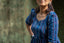 Kalaabam Indigo Ikat Peplum Cotton Top