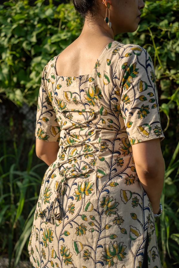 Kalaabam Floral Cotton Short Top