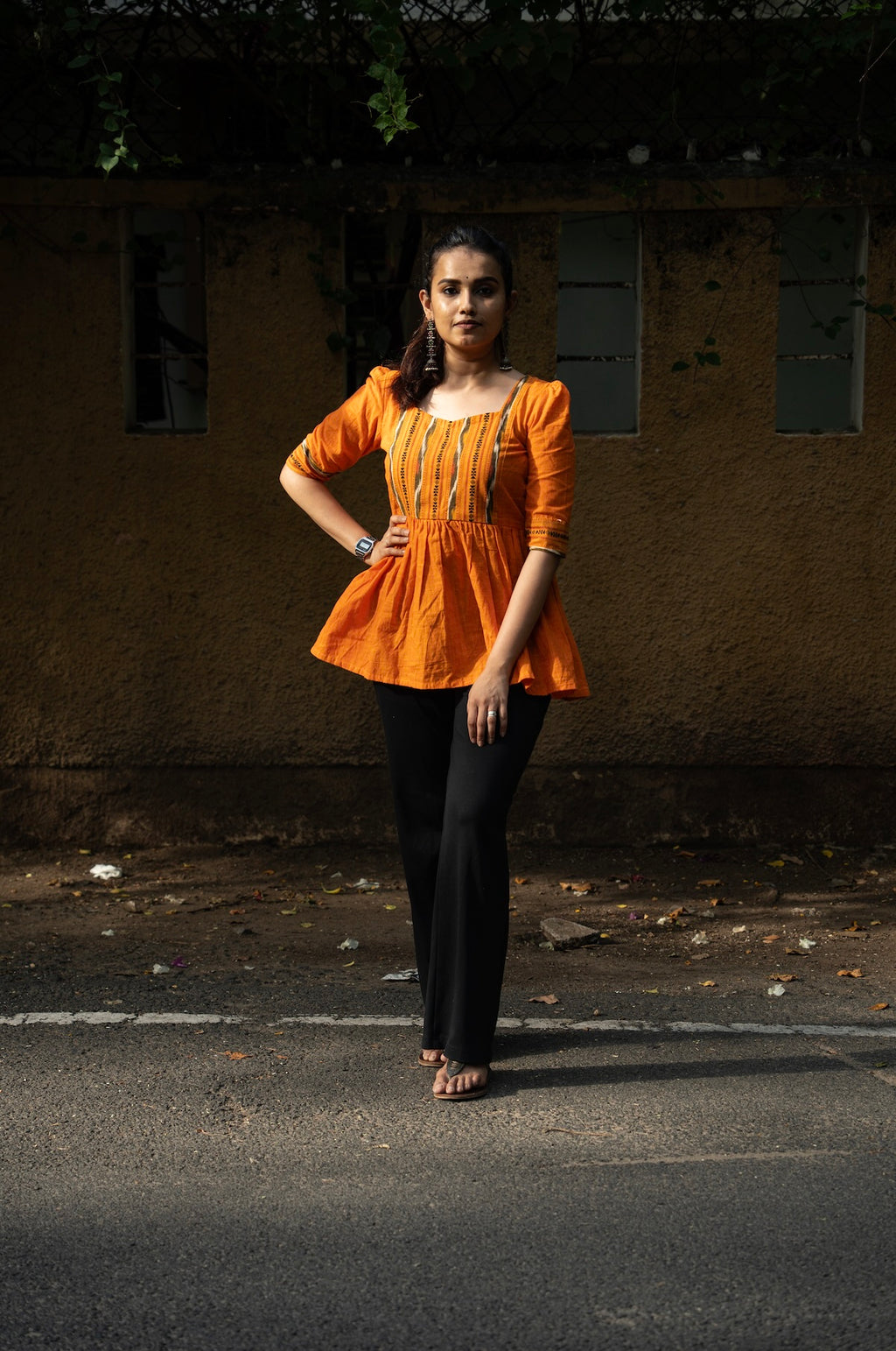 Kalaabam Tangerine Everyday Top