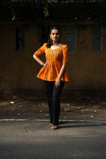 Kalaabam Tangerine Everyday Top