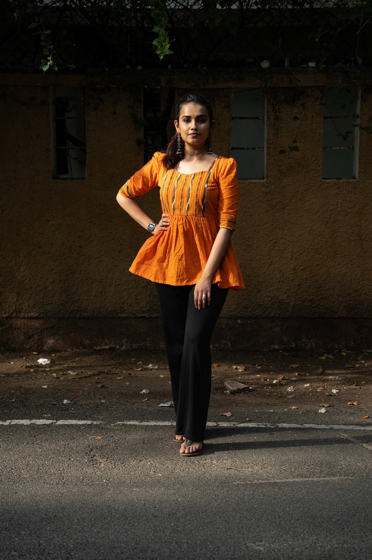 Kalaabam Tangerine Everyday Top